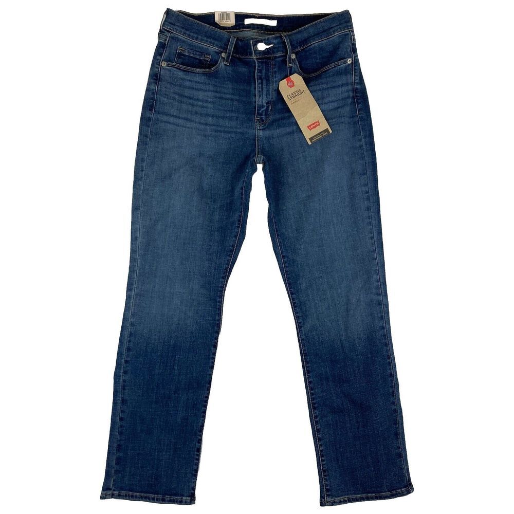 Levi's Womens Jeans classic Straight Mid Rise Size 6 (28x28) NWT